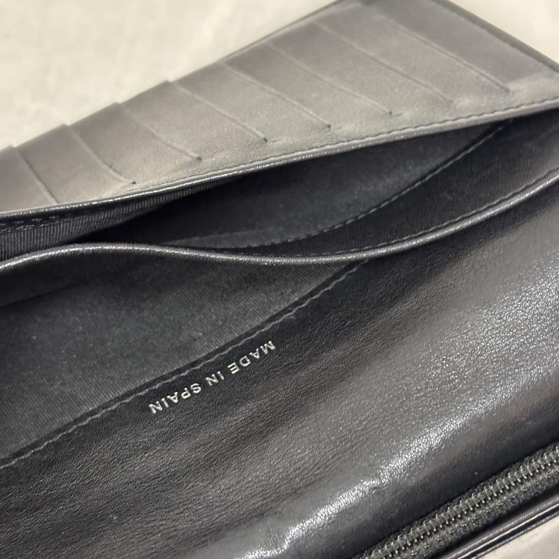 シャネル CHANEL 財布 長財布 長財布 二つ折り財布 キャビアスキン ココマーク シャネル スペイン製 ブラック - 黒 / ブラック / black レディース USED 古着 中古 50157010