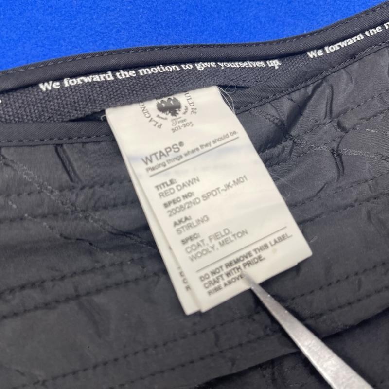 ダブルタップス WTAPS コート コート一般 ジップ アップ 牛革 ウール ダッフル コート 青 / ブルー / blue メンズ USED 古着 中古 50157085