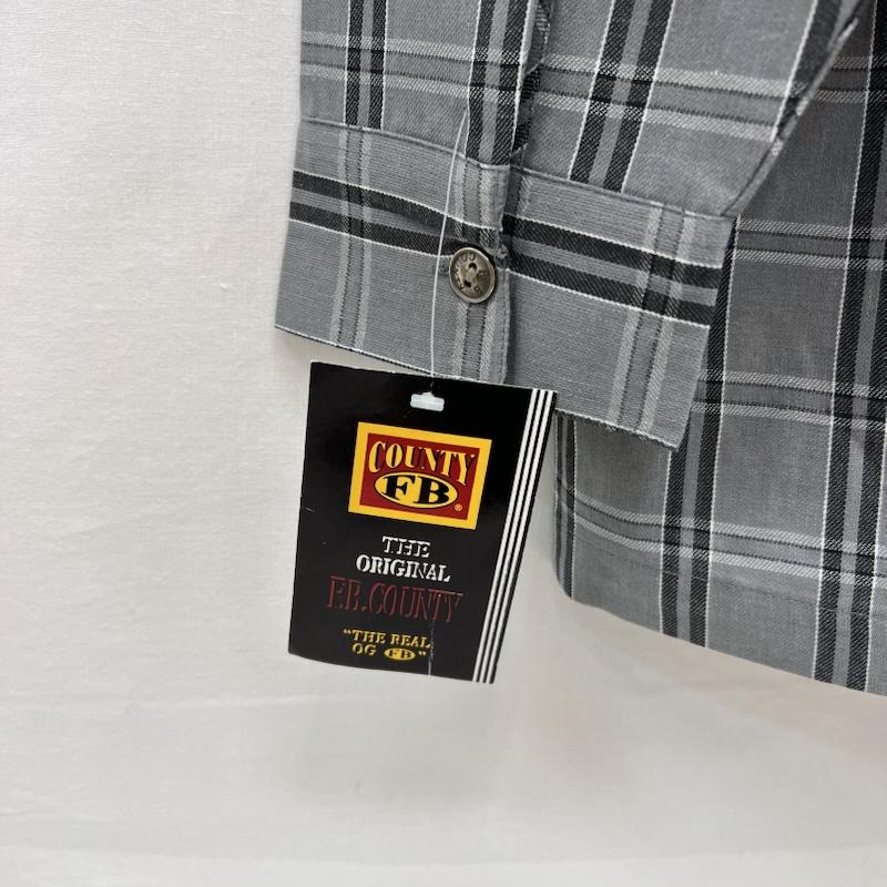 古着 USED シャツ、ブラウス 長袖 FB COUNTY チェックシャツ チカーノ ギャング ウェッサイ XXL 灰 / グレー / gray メンズ USED 古着 中古 50157095