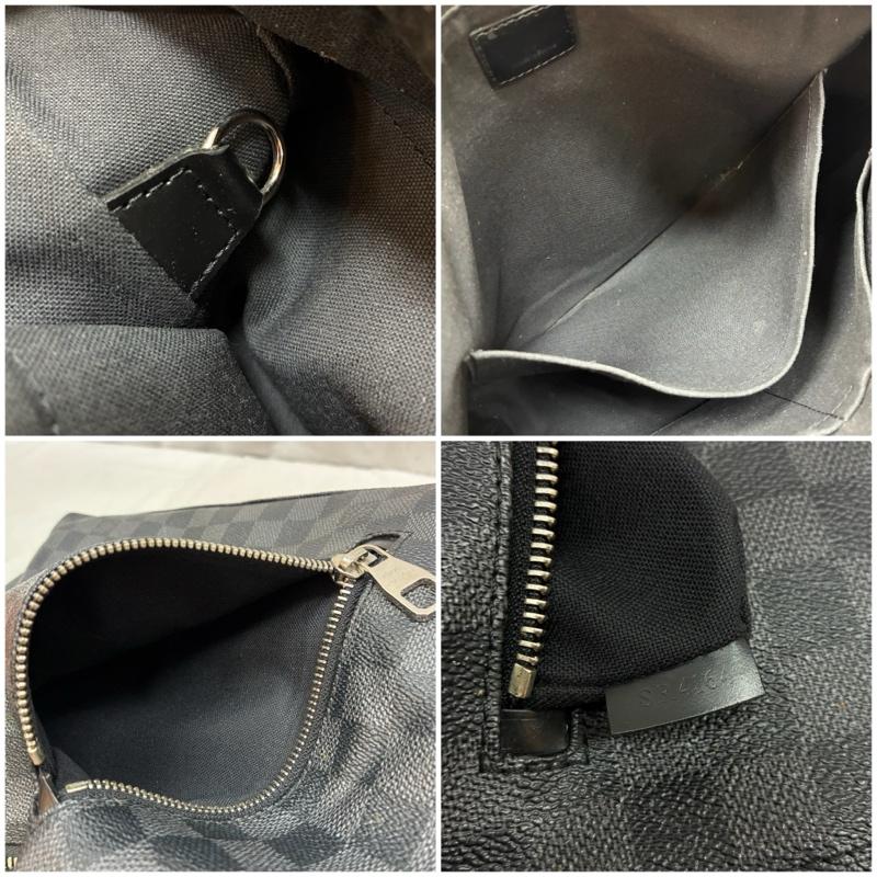 ルイヴィトン LOUIS VUITTON ショルダーバッグ ショルダーバッグ N41211 ダミエ グラフィット ミック PM 斜め掛け クロスボディ ショルダーバッグ - 総柄 X ロゴ、文字 メンズ USED 古着 中古 50157118