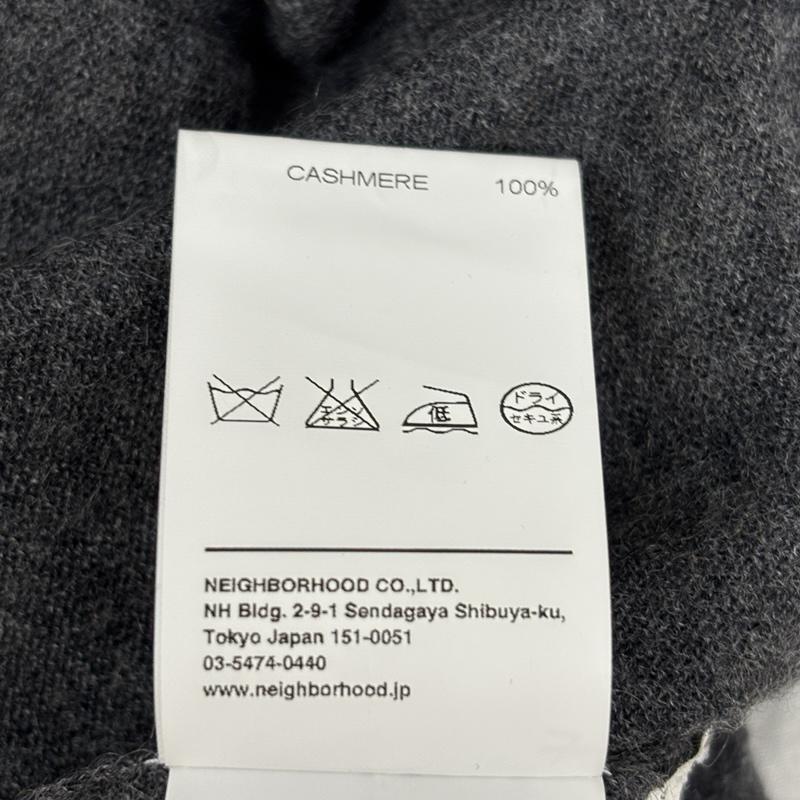 ネイバーフッド NEIGHBORHOOD ニット、セーター 長袖 2007AW フラッグメントデザイン 薄手 カシミヤ ニットセーター ORFR-KN-01 S 灰 / グレー / gray メンズ USED 古着 中古 50157252