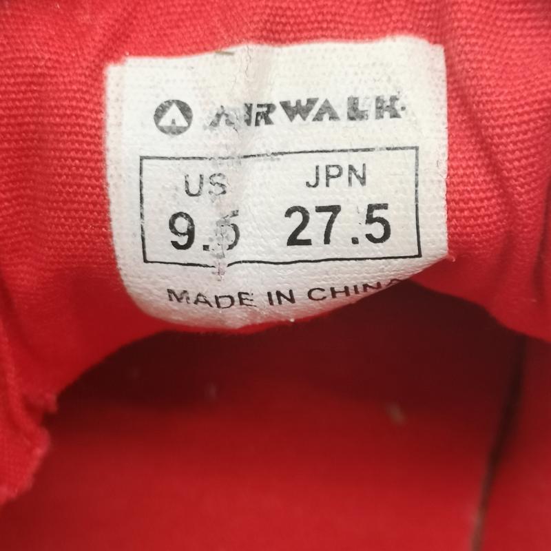 エアウォーク AIRWALK スニーカー スニーカー パイル地 スター 星 スニーカー 27.5cm 赤 / レッド / red メンズ USED 古着 中古 50157364