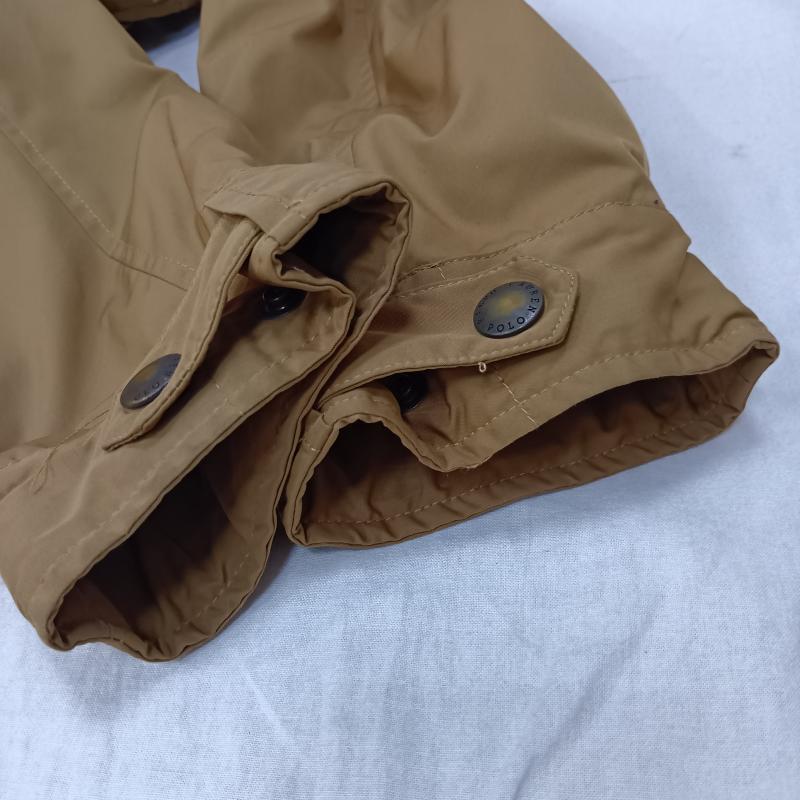 ポロバイラルフローレン Polo by RALPH LAUREN ジャケット、上着 ジャンパー、ブルゾン ブルゾンジャケット 裏起毛 ベージュ XL フード収納 フルジップ XL ロゴ、文字 X ワンポイント ベージュ / ベージュ / beige メンズ USED 古着 中古 50157386