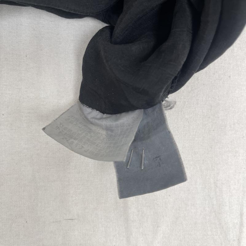ローブドシャンブル コムデギャルソン robe de chambre COMME des GARCONS Tシャツ 長袖 90s 00s レーヨン シャツ プルオーバー 黒 / ブラック / black レディース USED 古着 中古 50157504