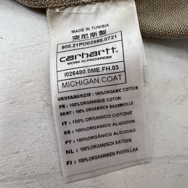 カーハート ダブリューアイピー Carhartt WIP ジャケット、上着 ジャンパー、ブルゾン MICHIGAN COAT ミシガンコート カバーオール M ベージュ / ベージュ / beige X 茶 / ブラウン / brown メンズ USED 古着 中古 50157579