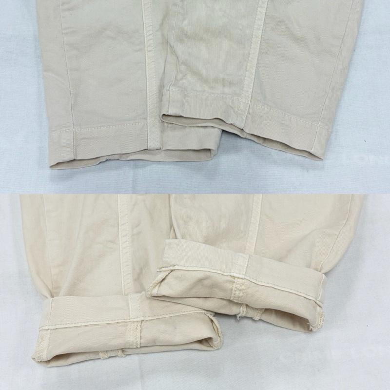 古着 USED パンツ ワークパンツ、ペインターパンツ BSB JEANS スタッズ カーゴパンツ テーパード Y2K 36 ワンポイント X ロゴ、文字 X 刺繍 オフホワイト / オフホワイト / X 銀 / シルバー / silver color レディース USED 古着 中古 50157612