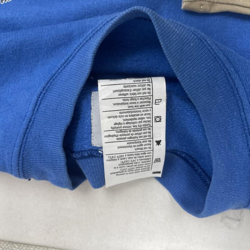 カーハート Carhartt トレーナー 長袖 デニム ポケット ドッキング リメイク スウェット L 青 / ブルー / blue メンズ USED 古着 中古 50157666