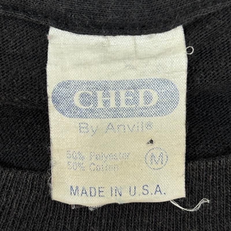 ヴィンテージ VINTAGE Tシャツ 半袖 CHED Anvil 80年代 USA製 Cheap Trick チープトリック ロゴ バンド Tシャツ バンT 80s M 黒 / ブラック / black メンズ USED 古着 中古 50157760