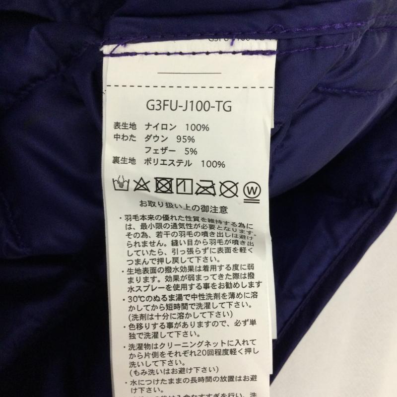 グラミチ GRAMICCI ベスト ベスト TAION タイオン GRAMICCI グラミチ クルーネック ダウンベスト メンズ レディース G3FU-J100-TG XS 無地 紫 / パープル / purple メンズ USED 古着 中古 50157868