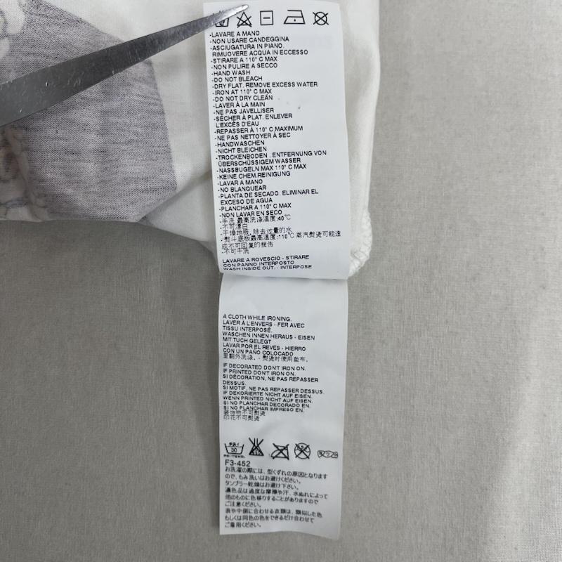 ディースクエアード DSQUARED2 Tシャツ 半袖 ポルトガル製 Chic Dan fit printed Tシャツ S 白 / ホワイト / white メンズ USED 古着 中古 50157974
