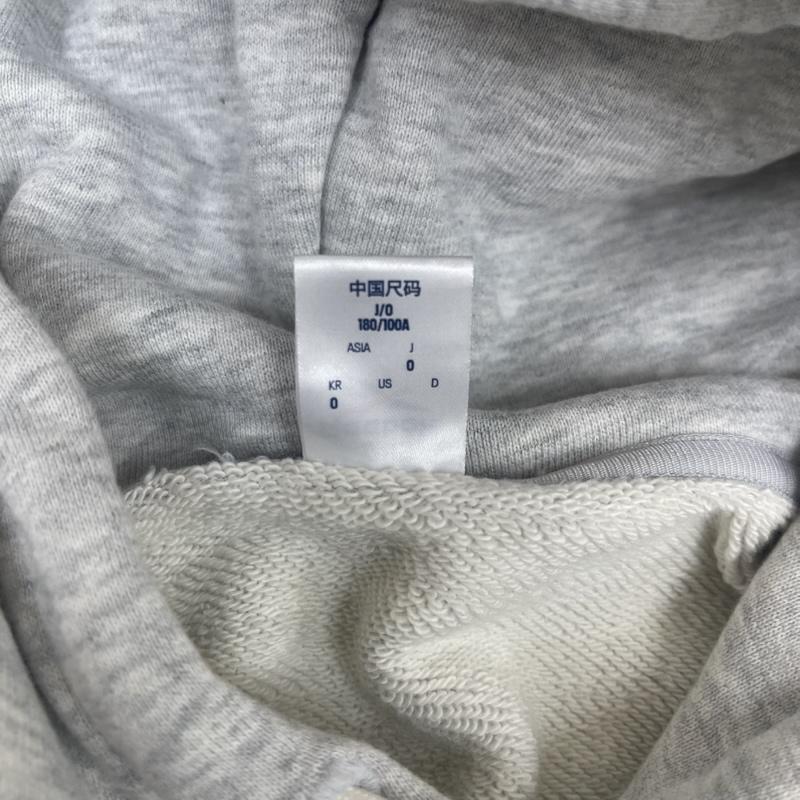 リーボック Reebok パーカー 長袖 BoTT コラボ ロゴ 刺繍 プルオーバー フーディー 灰 / グレー / gray メンズ USED 古着 中古 50158011