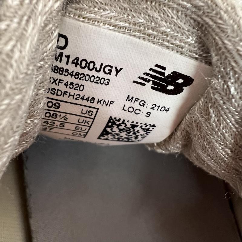ニューバランス New Balance スニーカー スニーカー USA製 M1400JGY 27.0cm 灰 / グレー / gray メンズ USED 古着 中古 50158123