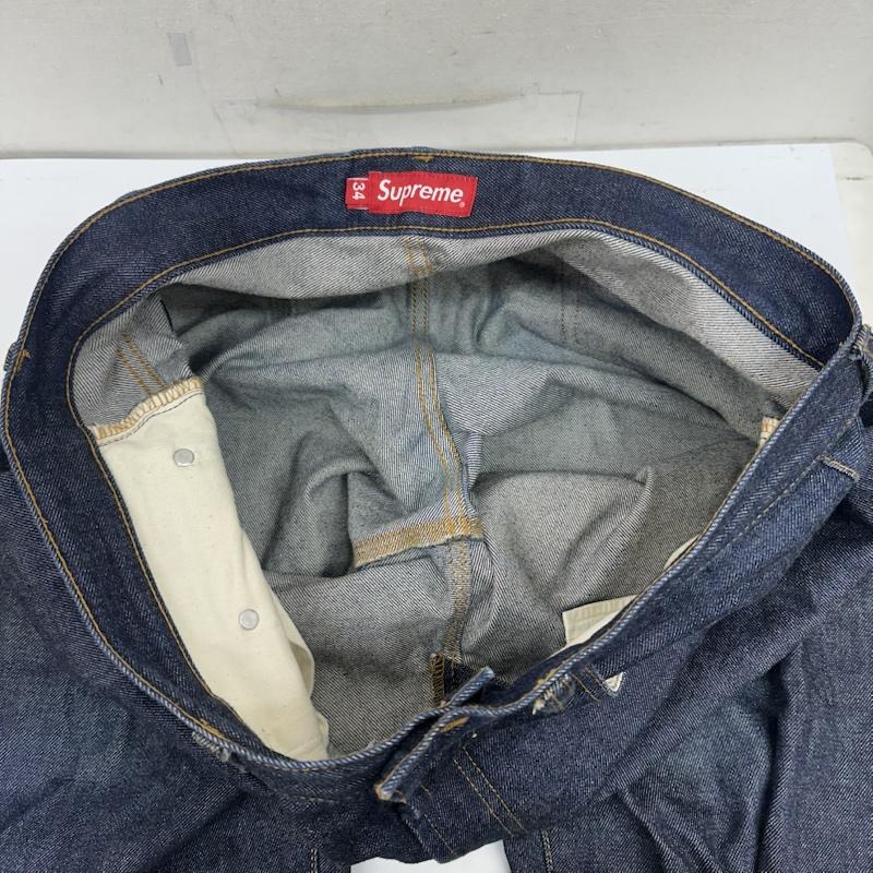 シュプリーム Supreme パンツ デニム、ジーンズ 25SS Rigid Baggy Selvedge Jean セルビッチ バギー デニム パンツ 34インチ インディゴ / インディゴ / Indigo メンズ USED 古着 中古 50158266