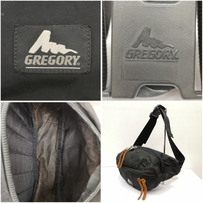 グレゴリー GREGORY ボディバッグ ボディバッグ 90s USA製 テールメイト ウエストバッグ 黒 / ブラック / black メンズ USED 古着 中古 50158381