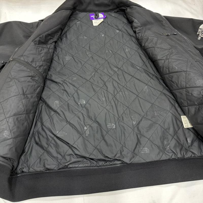 ザノースフェイス THE NORTH FACE ジャケット、上着 ジャンパー、ブルゾン パープルレーベル フィールドジャケット NY2165N BEAMS 別注 ブルゾン フルジップ ロゴ 刺繍 L 無地 X ワンポイント X ロゴ、文字 X 刺繍 黒 / ブラック / black X 白 / ホワイト / white メンズ USED 古着 中古 50158451