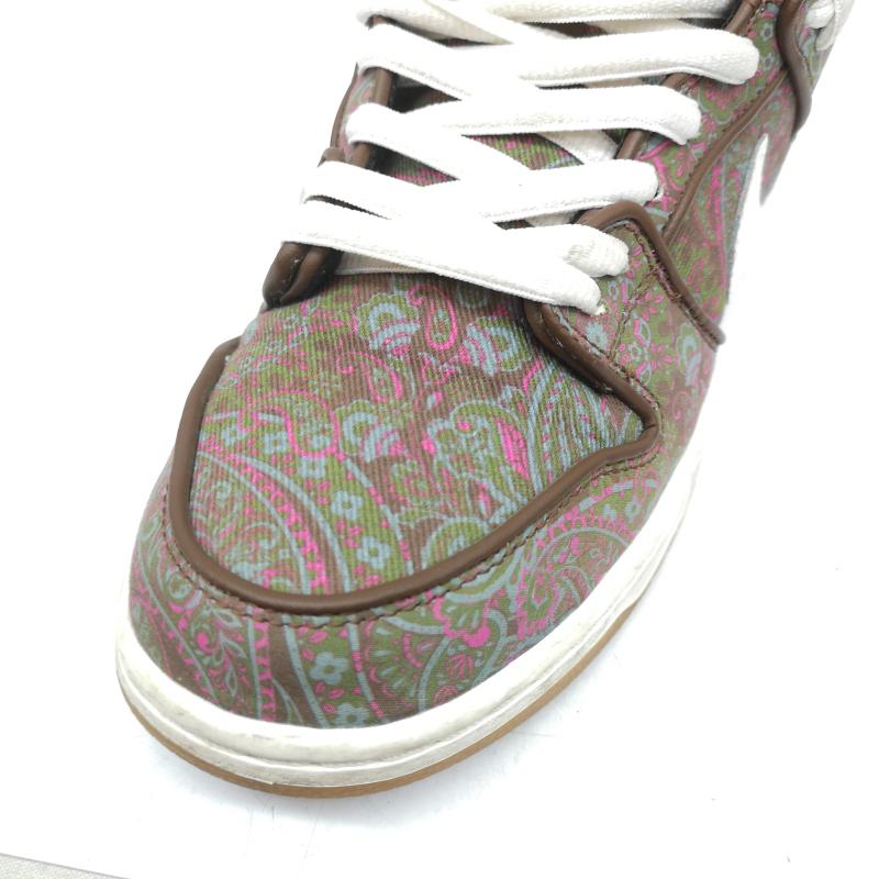 ナイキ NIKE スニーカー スニーカー SB Dunk Low PRM Brown Paisley DH7534-200 ダンク ブラウンペイズリー 28.0cm メンズ USED 古着 中古 50158523