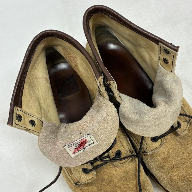 レッドウィング RED WING ブーツ ショートブーツ 90s アイリッシュセッター クラシック ラウンド プレーン トゥ ワーク ブーツ US:8.5 メンズ USED 古着 中古 50158597