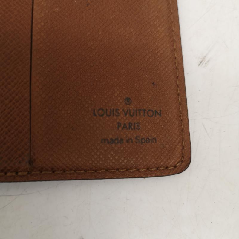 ルイヴィトン LOUIS VUITTON 財布 二つ折り モノグラム ポルト ビエ 6カルト クレディ 二つ折り 札入れ 財布 M60929 - 茶 / ブラウン / brown レディース USED 古着 中古 50158609