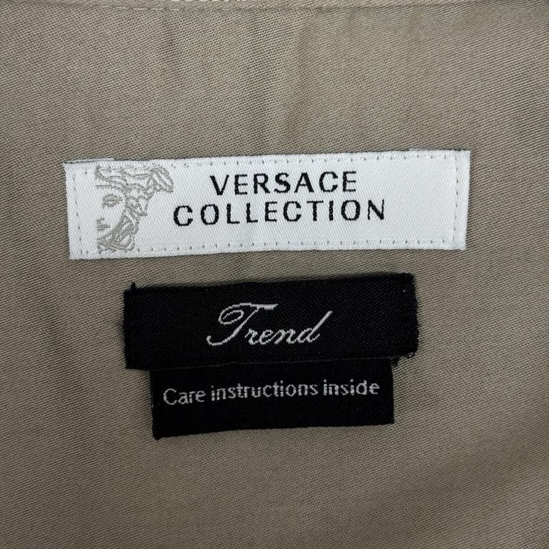 ヴェルサーチ VERSACE シャツ、ブラウス 長袖 Trend 光沢 レギュラーカラー 長袖 シャツ - メンズ USED 古着 中古 50158849