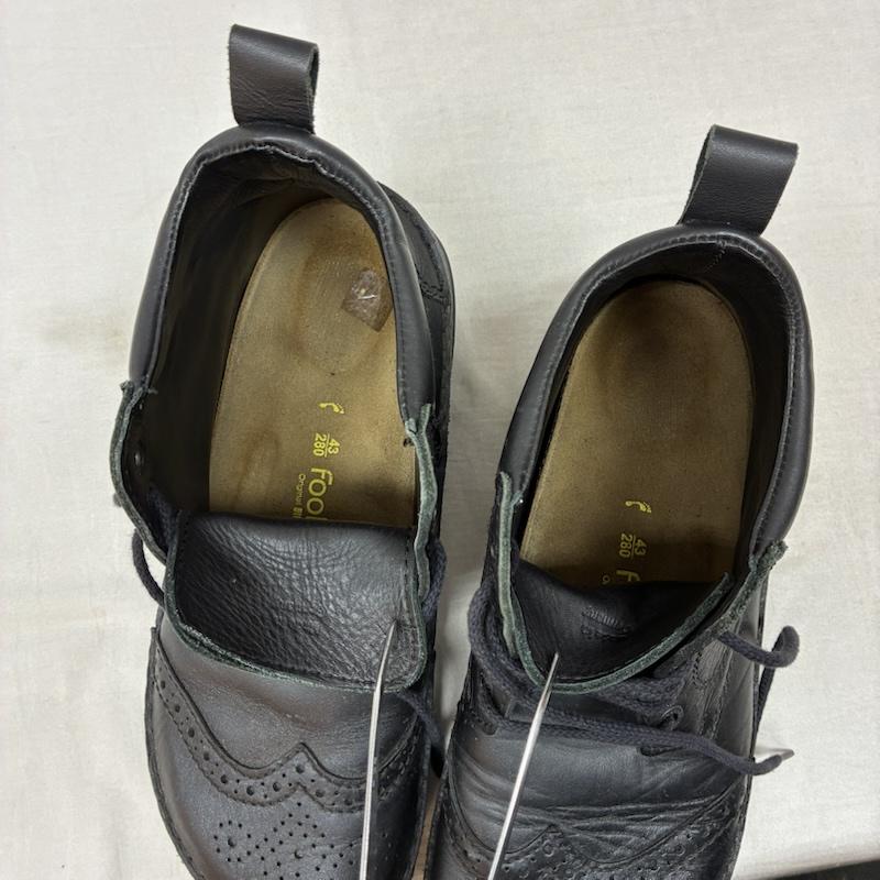 ビルケンシュトック BIRKENSTOCK ブーツ ショートブーツ Footprints フットプリンツ KENT-HI ウィングチップ レザー ショート ブーツ 43 27.0cm メンズ USED 古着 中古 50159018
