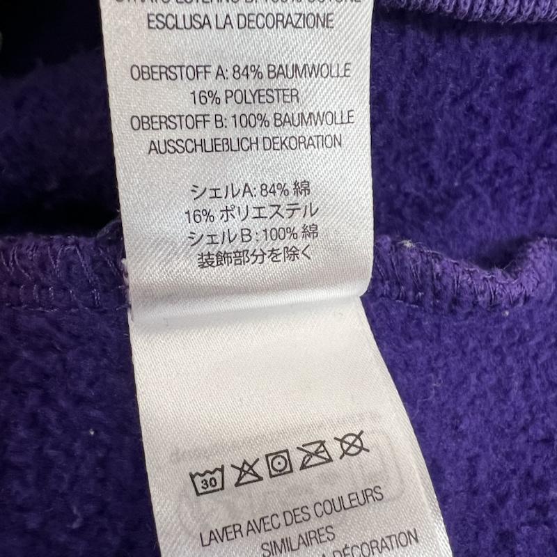 シュプリーム Supreme パーカー 長袖 Big Logo Jacquard Hooded Sweatshirt ビッグロゴ スウェット パーカー L 紫 / パープル / purple メンズ USED 古着 中古 50159044