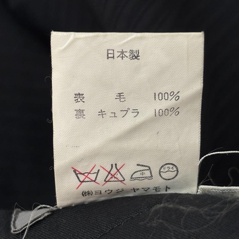 ヨウジヤマモトプールオム Yohji Yamamoto POUR HOMME パンツ スラックス ストライプ サスペンダーボタン テーパード スラックス パンツ S 黒 / ブラック / black メンズ USED 古着 中古 50159088