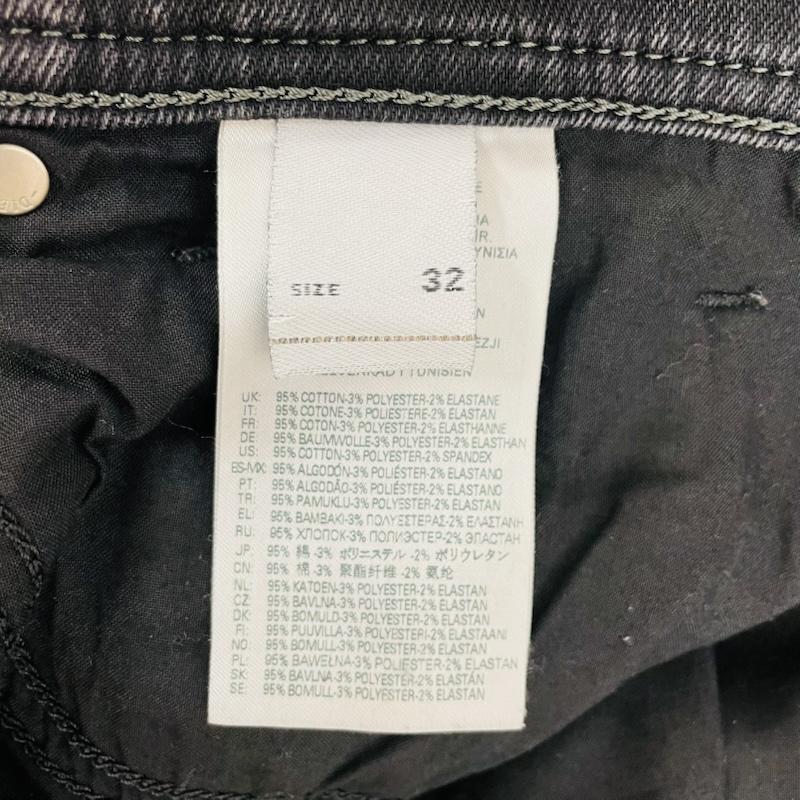 ディーゼル DIESEL パンツ デニム、ジーンズ D-STRUKT ブラックウォッシュデニム 1983 A03586 32インチ 黒 / ブラック / black メンズ USED 古着 中古 50159141