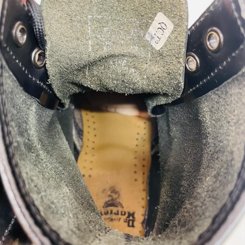 ドクターマーチン Dr.Martens ブーツ ショートブーツ 8ホール レザー レースアップ ブーツ - 黒 / ブラック / black レディース USED 古着 中古 50159148