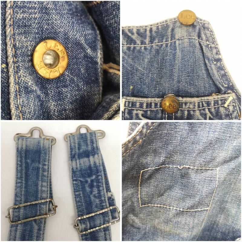 リー Lee サロペット・オーバーオール サロペット、オーバーオール 60s 70s JELT DENIM デニム オーバーオール USA製 インディゴ / インディゴ / Indigo メンズ USED 古着 中古 50159306