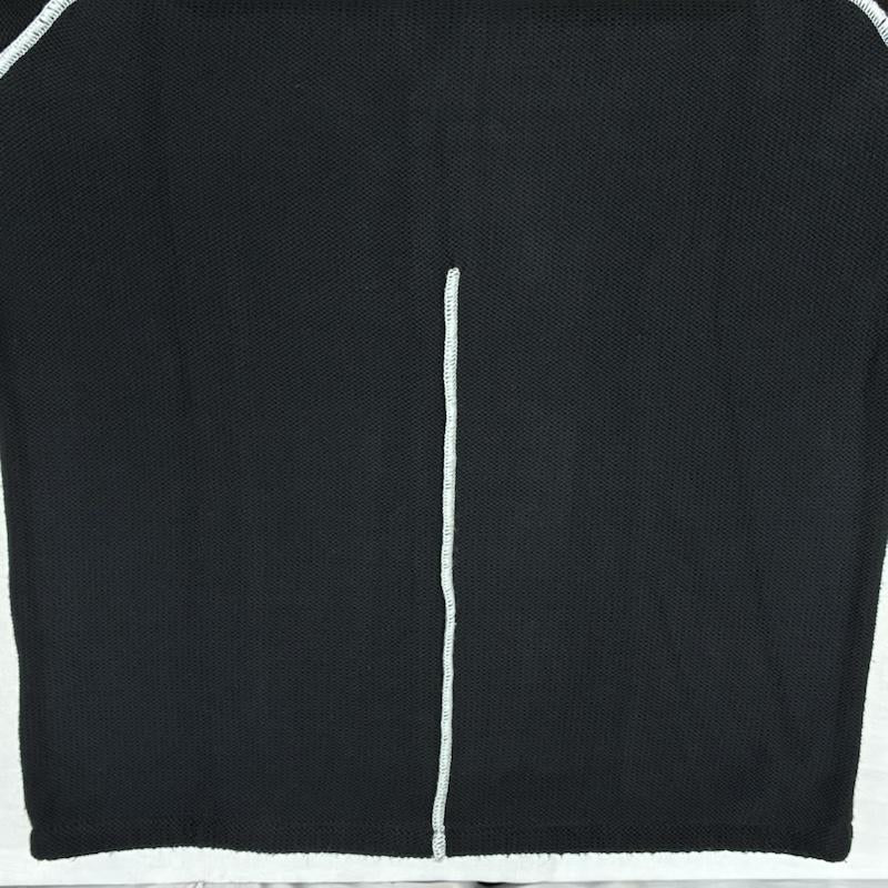 アルマーニ ジーンズ ARMANI JEANS カーディガン 長袖 ダブルジップ ドライバーズ ニット カーディガン XXL メンズ USED 古着 中古 50159355