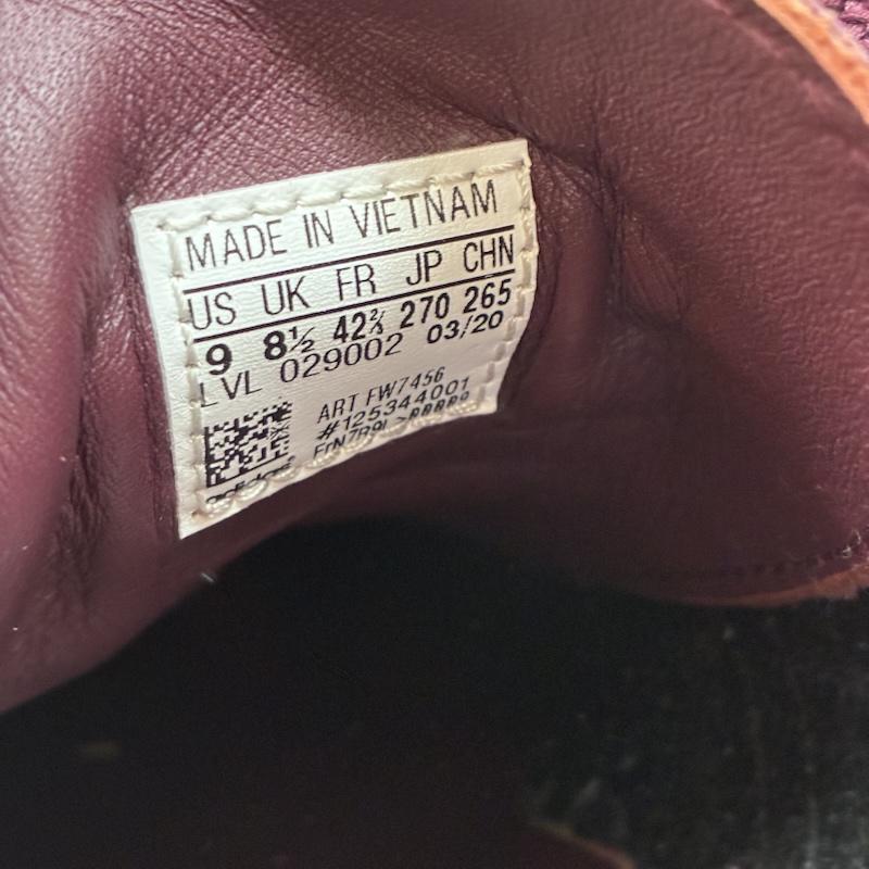 アディダスオリジナルス adidas originals スニーカー スニーカー Jonah Hill SAMBA Burgundy ジョナヒル FW7456 ローカット スニーカー 27.0cm メンズ USED 古着 中古 50159364