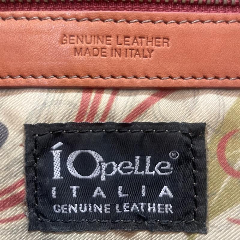 イオペレ IO PELLE トートバッグ トートバッグ 2way スタッズ レザーバッグ ショルダー テラコッタカラー 無地 橙 / オレンジ / orange レディース USED 古着 中古 50159407