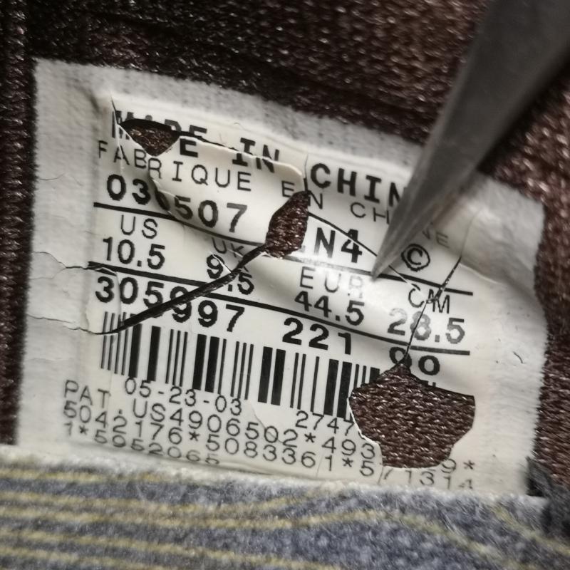 ナイキ NIKE スニーカー スニーカー ZOOM AIR URL メープル スニーカー 305997-221 28.5cm 茶 / ブラウン / brown メンズ USED 古着 中古 50159562