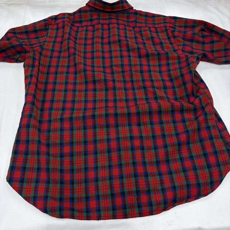 ペンドルトン PENDLETON シャツ、ブラウス 長袖 70s vintage ヴィンテージ USA製 ウール 長袖 チェック シャツ XL チェック 赤 / レッド / red X 青 / ブルー / blue X 緑 / グリーン / green メンズ USED 古着 中古 50159589