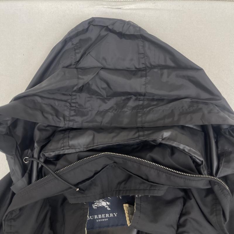 バーバリーロンドン Burberry London コート コート一般 ライナー付き 裏地 ノバチェック柄 スタンドカラー コート bbn24-818-09 LL 黒 / ブラック / black メンズ USED 古着 中古 50159606