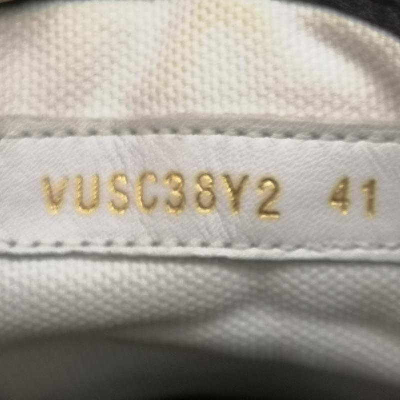バレンティノ ガラバーニ VALENTINO GARAVANI スニーカー スニーカー Vロゴ スエード 切替 ローカット スニーカー SY2S0C38 サイズ 41 25.5cm 黒 / ブラック / black メンズ USED 古着 中古 50159657