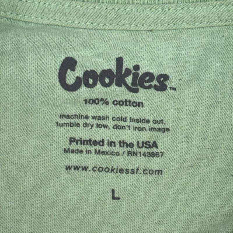 古着 USED Tシャツ 半袖 Cookies SMOKE COOKIES パロディ プリント Tシャツ L メンズ USED 古着 中古 50159695