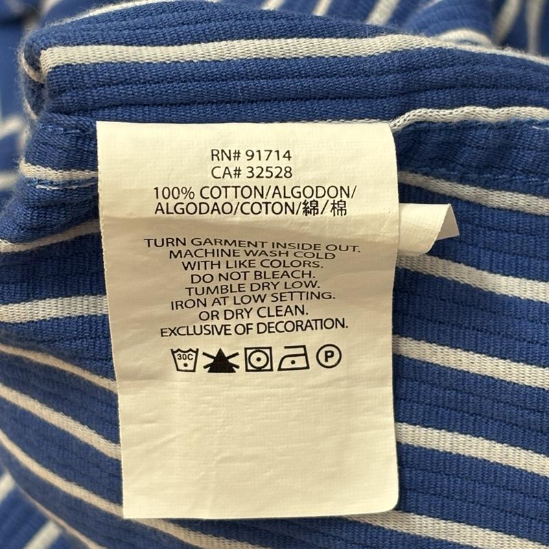アルマーニエクスチェンジ ARMANI EXCHANGE シャツ、ブラウス 長袖 A/X スリーブライン ストライプ 長袖 シャツ L ストライプ メンズ USED 古着 中古 50159699