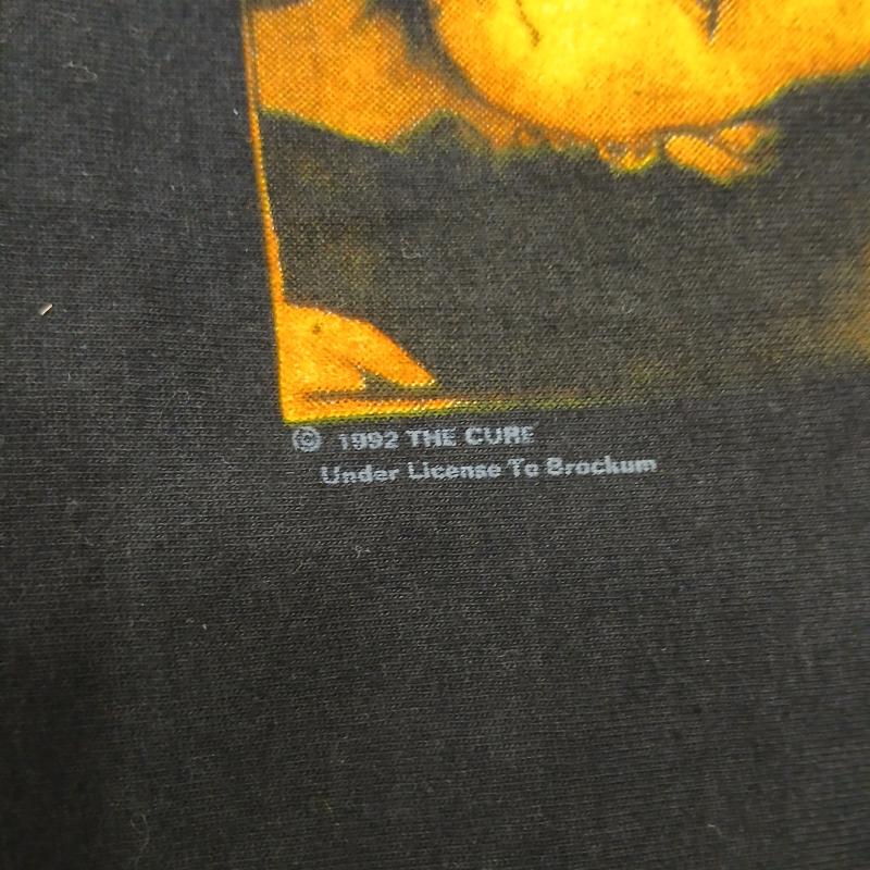 古着 USED Tシャツ 半袖 The Cure 1992年 Wish ツアー ヴィンテージ Tシャツ Brockum L 黒 / ブラック / black メンズ USED 古着 中古 50159916