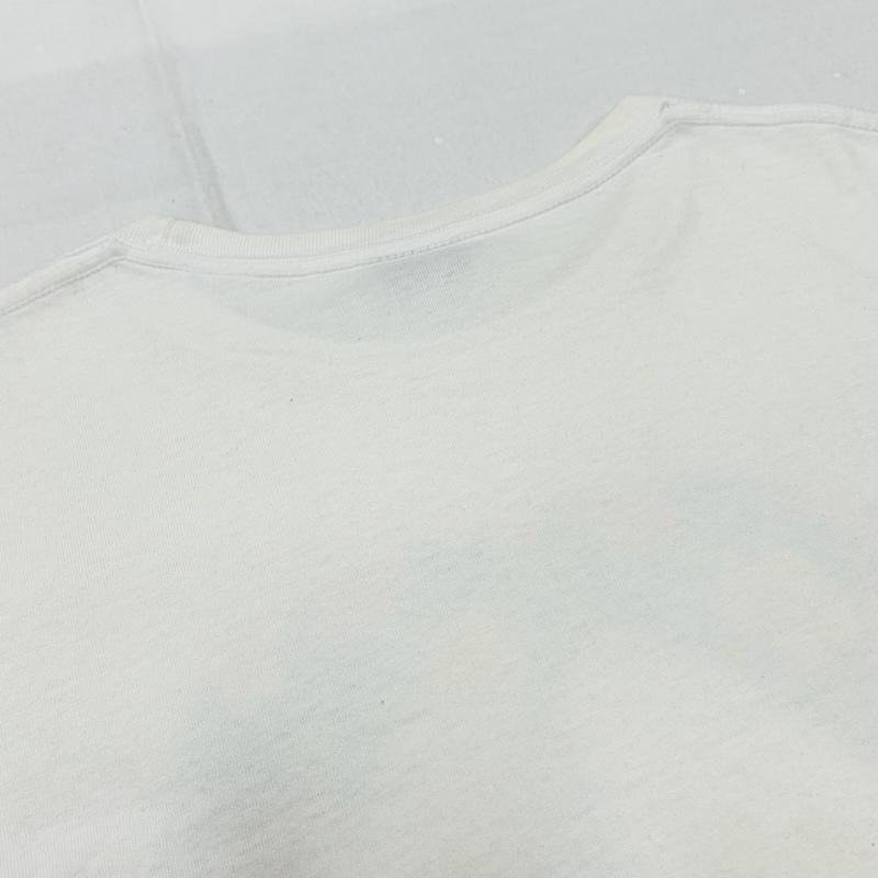 ステューシー STUSSY Tシャツ 半袖 スカル ボタニカル フラワー プリント 半袖 Tシャツ クルーネック L ロゴ、文字 X プリント 白 / ホワイト / white X マルチカラー / マルチカラー / multicolor メンズ USED 古着 中古 50159989