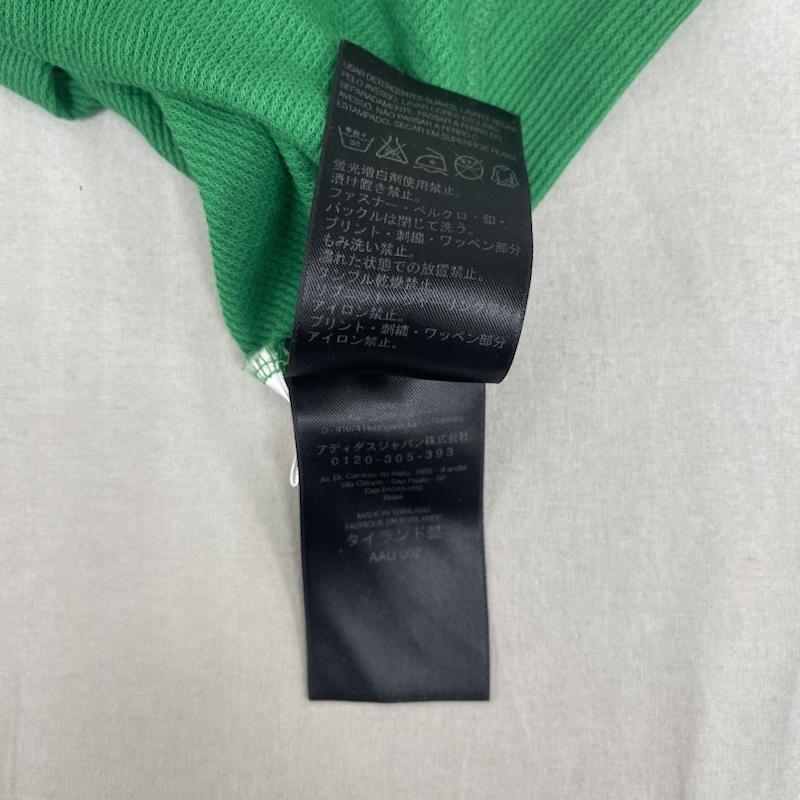 ワイスリー Y-3 Tシャツ 半袖 Vネック フットボール 切り替えし Tシャツ カットソー XS 緑 / グリーン / green メンズ USED 古着 中古 50160008