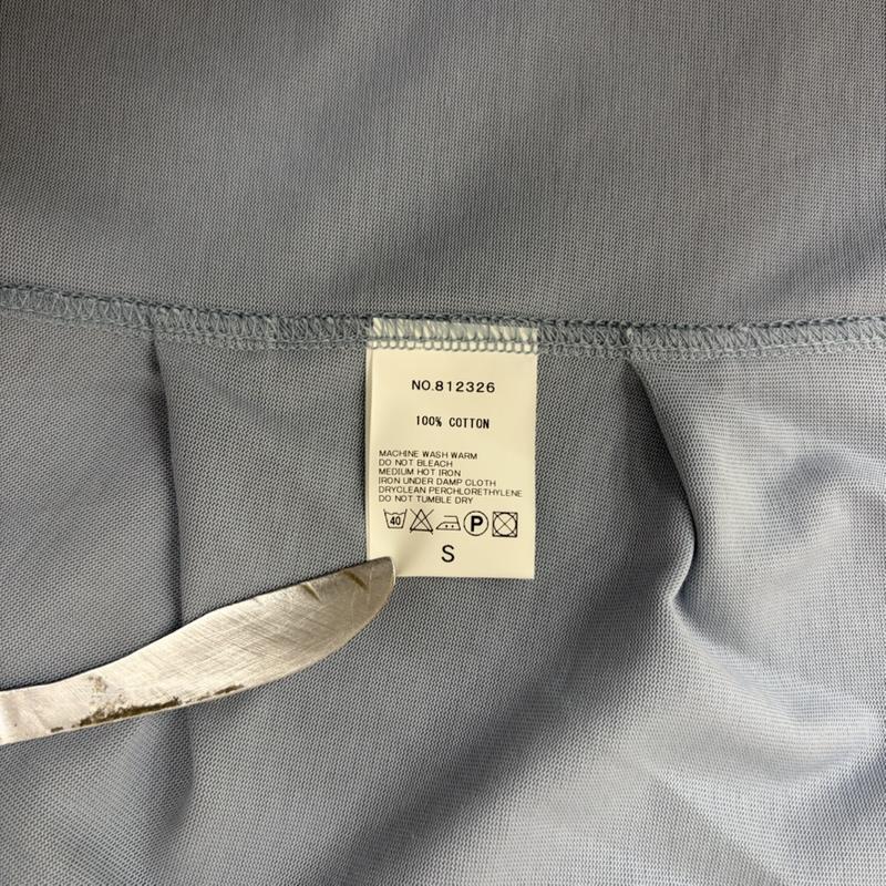 ハバーザック HAVERSACK Tシャツ 長袖 クルーネックロングTシャツ 水色 S オーバーシルエット S 無地 水色 / ライトブルー / メンズ USED 古着 中古 50160175