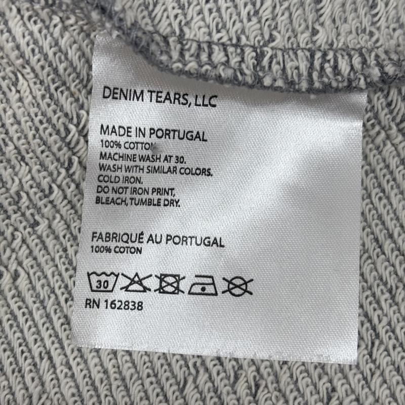 デニムティアーズ DENIM TEARS パーカー 長袖 Cotton Wreath Hoodie フラワー プリント スウェット プルオーバー パーカ M 灰 / グレー / gray メンズ USED 古着 中古 50160204