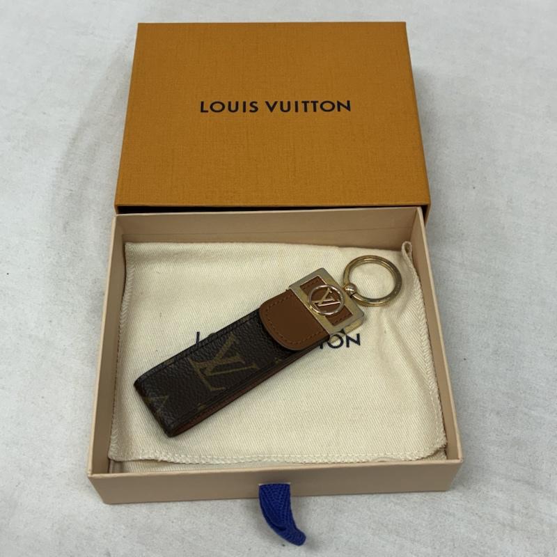 ルイヴィトン LOUIS VUITTON キーホルダー キーホルダー ポルト クレ ドラゴンヌ ドーフィーヌ M69000 モノグラム キャンバス カーフ レザー キーリング - メンズ USED 古着 中古 50160207