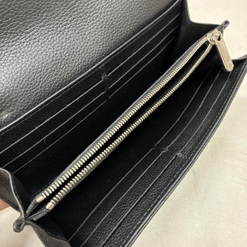 ルイヴィトン LOUIS VUITTON 財布 長財布 ポルトフォイユ イリス モノグラム マヒナ ノワール M60143 カーフ レザー 長財布 - レディース USED 古着 中古 50160212