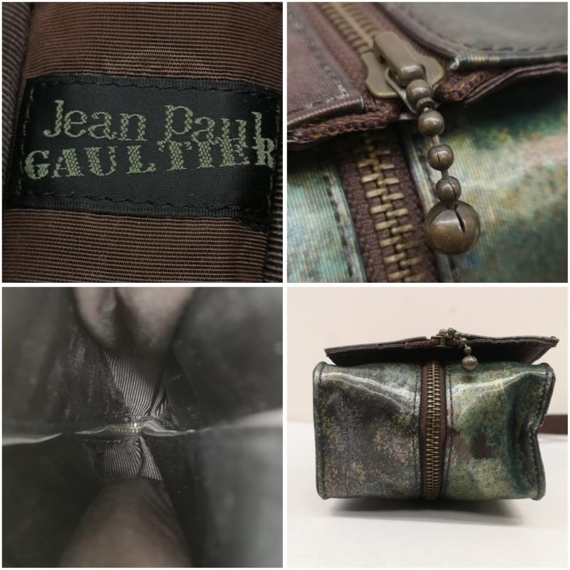 ジャンポールゴルチエ Jean Paul Gaultier ショルダーバッグ ショルダーバッグ 90s Vサイバー 分解 ショルダー バッグ 玉虫色 - レディース USED 古着 中古 50160243