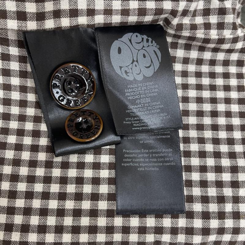 プリティーグリーン Pretty Green コート コート一般 ASHBURN パッチポケット フーデッド パーカー モッズ コート XS カーキ / カーキ / khaki メンズ USED 古着 中古 50160484