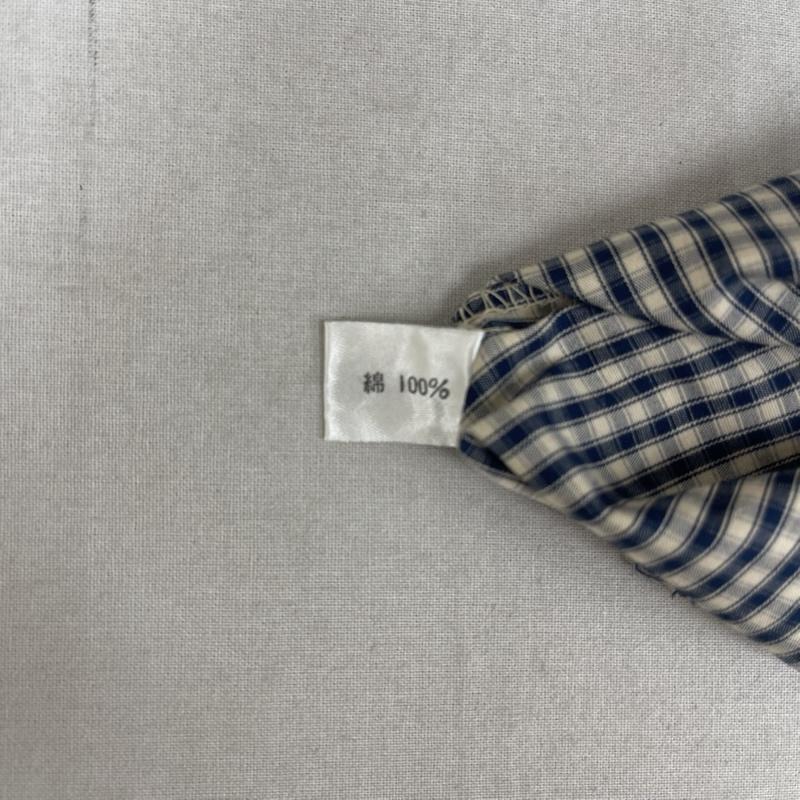 古着 USED シャツ、ブラウス 長袖 SHADE S INDIVIDUAL DESIGN ブルーギンガム チェック シャツ 灰 / グレー / gray メンズ USED 古着 中古 50160513