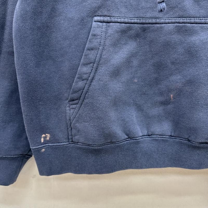 ステューシー STUSSY パーカー 長袖 00s 25周年 ロゴ 刺繍 パーカー S 紺 / ネイビー / navy メンズ USED 古着 中古 50160811