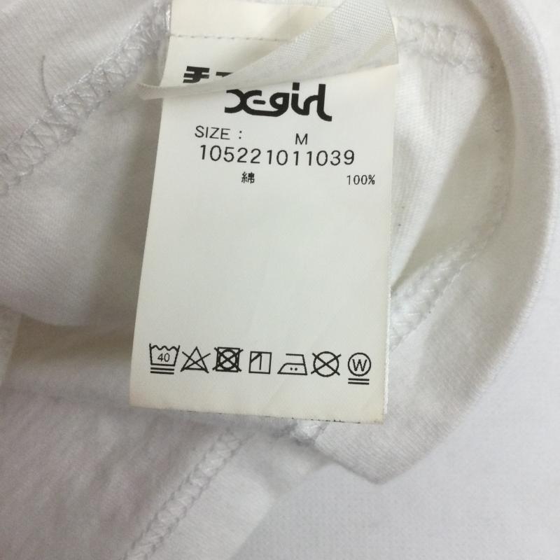 エックスガール X-girl Tシャツ 半袖 X-GIRL チェンソーマン パワー プリント 半袖Tシャツ カットソー ホワイト 105221011039 M キャラクター 白 / ホワイト / white メンズ USED 古着 中古 50160813